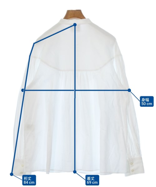 MIRKO BERTOLA（ミルコベルトラ）ブラウス 白 サイズ:40(M位) レディース/2200670097234