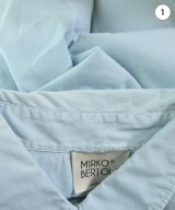 MIRKO BERTOLA（ミルコベルトラ）カジュアルシャツ 青 サイズ:40(M位) レディース/2200629740037