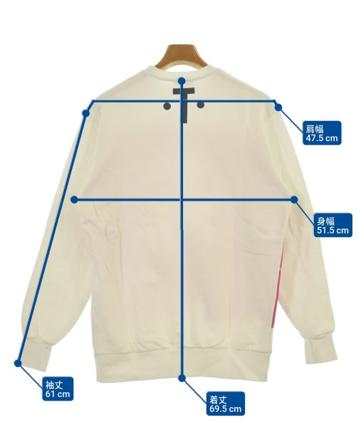 ONE･T･SHIRT（ワンティーシャツ）スウェット 白 サイズ:M メンズ/2200627521157