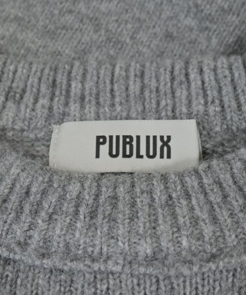 PUBLUX（パブリュクス）ニット・セーター グレー サイズ:F レディース/2200670461066