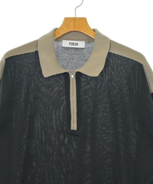 PUBLUX（パブリュクス）ニット・セーター 黒 サイズ:L メンズ/2200678058053