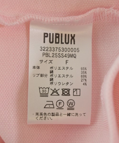 PUBLUX（パブリュクス）ポロシャツ ピンク サイズ:F レディース/2200695662073