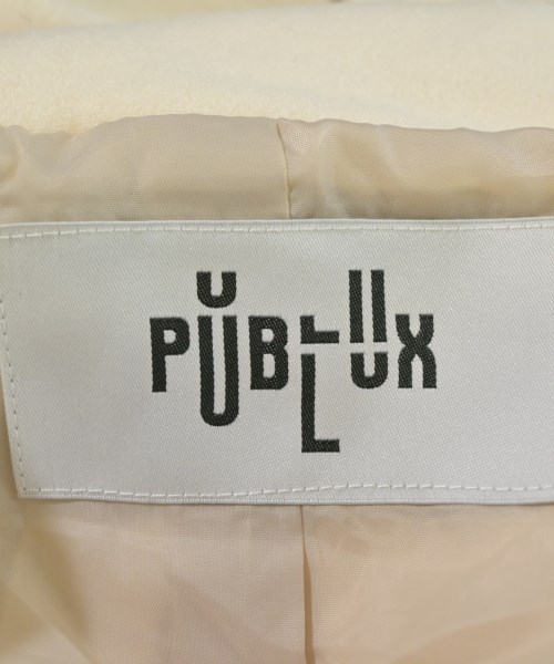 PUBLUX（パブリュクス）ステンカラーコート 白 サイズ:F レディース/2200696239069