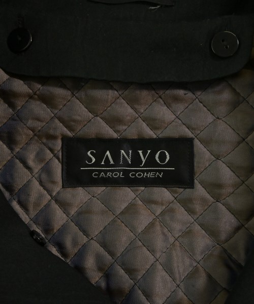 SANYO（サンヨー）ステンカラーコート 黒 サイズ:36(M位) メンズ/2200652298017