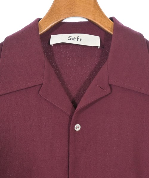 Sefr（セファ）カジュアルシャツ 赤 サイズ:S メンズ/2200598594273