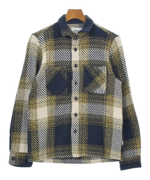 WAX LONDON(ワックスロンドン)カジュアルシャツ 紺 サイズ:L/2200687256013