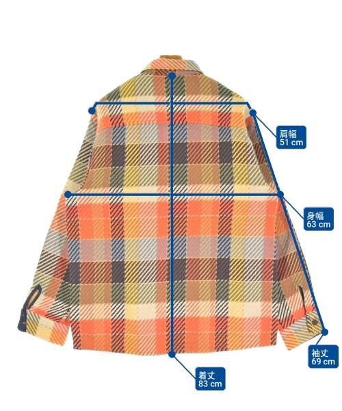 WAX LONDON（ワックスロンドン）カジュアルシャツ オレンジ サイズ:XL メンズ/2200714890074