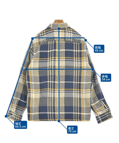 WAX LONDON（ワックスロンドン）カジュアルシャツ 紺 サイズ:XL メンズ/2200647053133