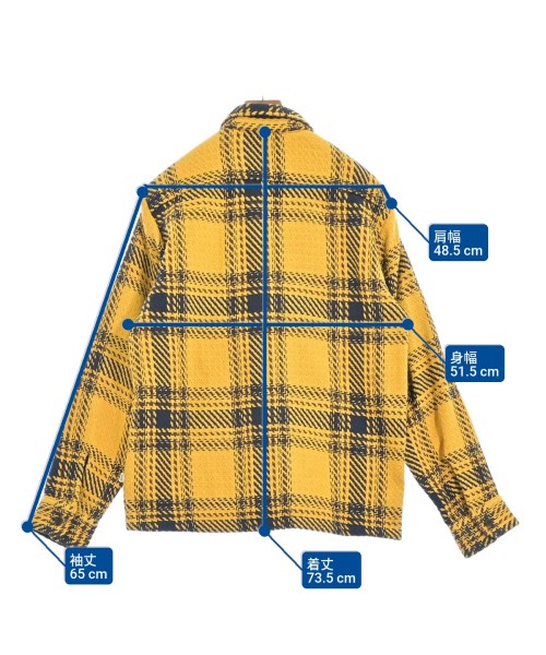 WAX LONDON（ワックスロンドン）カジュアルシャツ 黄 サイズ:L メンズ/2200647053140