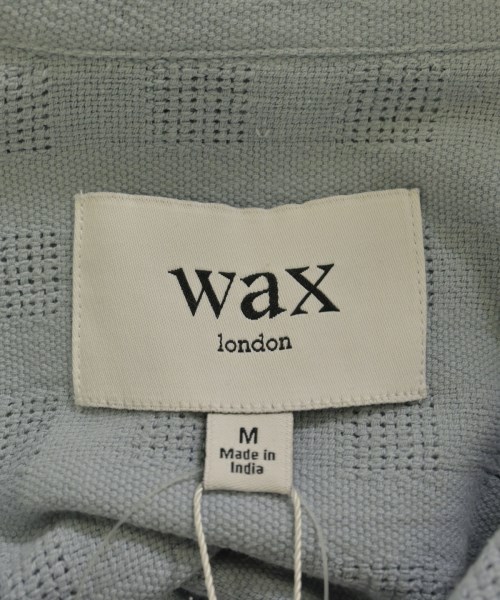 WAX LONDON（ワックスロンドン）カジュアルシャツ 青 サイズ:M メンズ/2200725434038