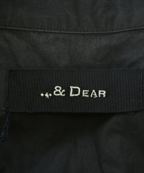 ...& DEAR（アンドディアー）カジュアルシャツ 黒 サイズ:38(M位) レディース/2200676062113