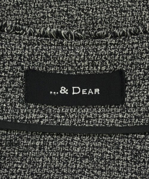 ...& DEAR（アンドディアー）ブラウス 黒 サイズ:38(M位) レディース/2200689639012