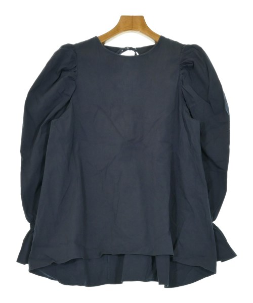 #Newans(ハッシュニュアンス)ブラウス 紺 サイズ:1(S位)/2200642801067