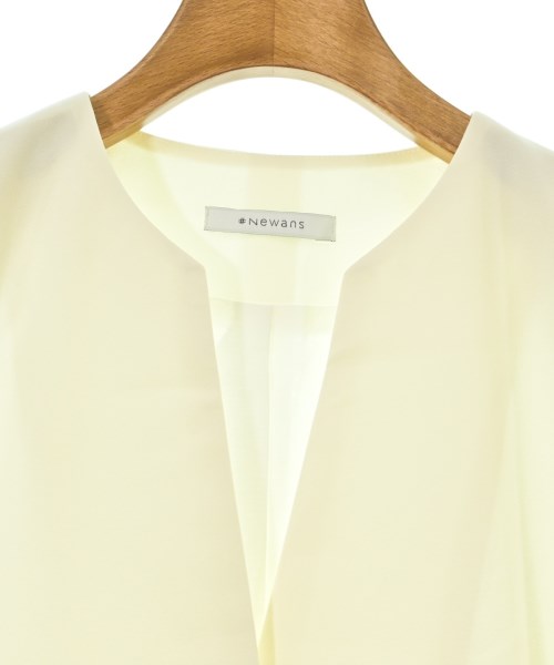 #Newans（ハッシュニュアンス）ベスト 白 サイズ:1(S位) レディース/2200613575034