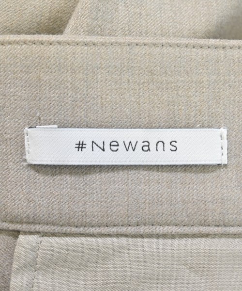#Newans（ハッシュニュアンス）スラックス ベージュ サイズ:0(XS位) レディース/2200693054092