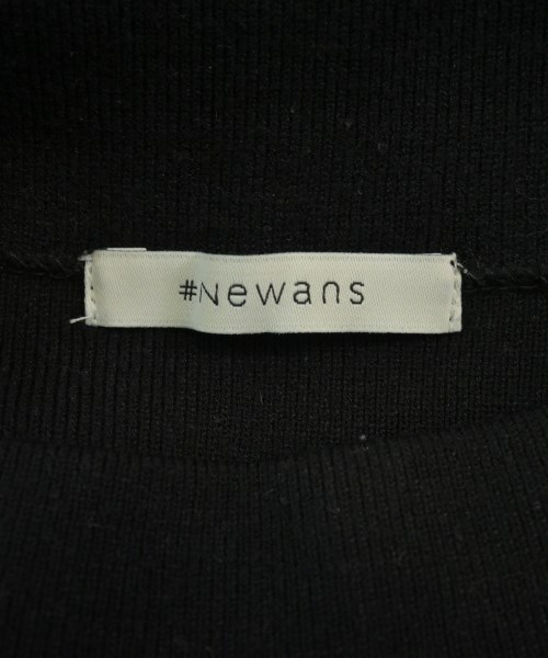 #Newans（ハッシュニュアンス）ニット・セーター 黒 サイズ:1(S位) レディース/2200661028056