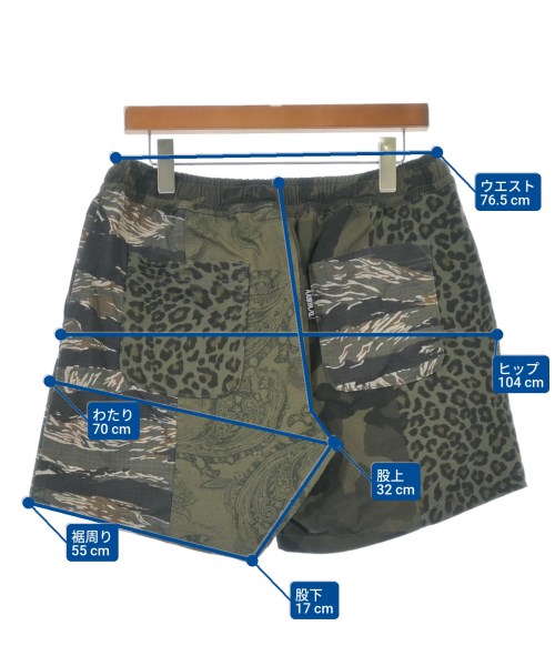 AJOBYAJO（アジョバイアジョ）ショートパンツ カーキ サイズ:L メンズ/2200646123165