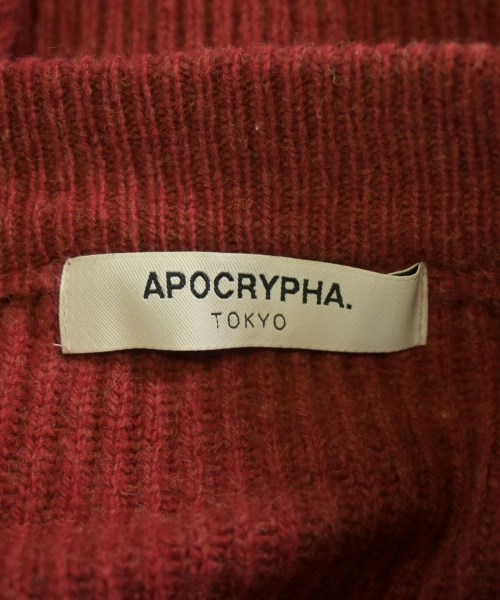APOCRYPHA（アポクリファ）ニット・セーター 赤 サイズ:1(S位) メンズ/2200641073038