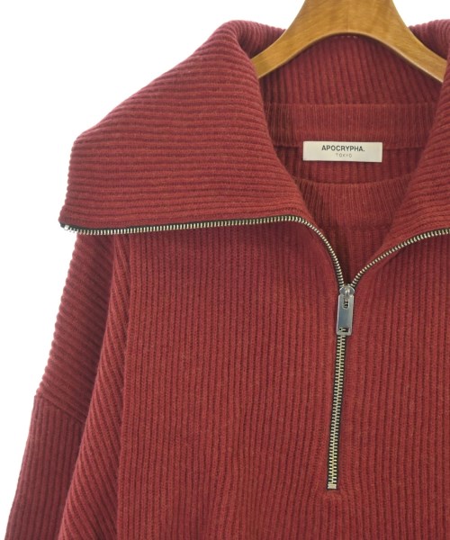 APOCRYPHA（アポクリファ）ニット・セーター 赤 サイズ:1(S位) メンズ/2200641073038