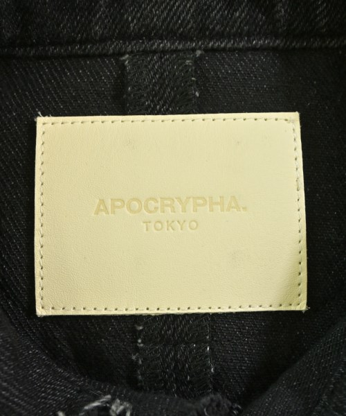 APOCRYPHA（アポクリファ）デニムジャケット 黒 サイズ:1(S位) メンズ/2200649574049