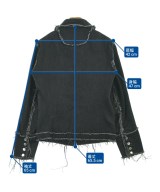 APOCRYPHA（アポクリファ）デニムジャケット 黒 サイズ:1(S位) メンズ/2200649574049