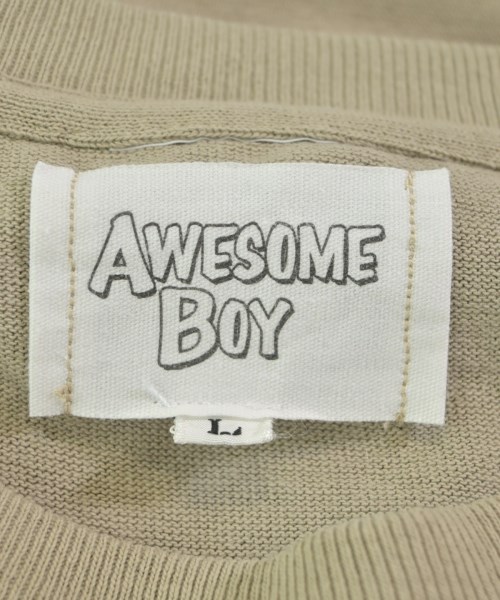 AWESOME BOY（オーサムボーイ）Tシャツ・カットソー ベージュ サイズ:L メンズ/2200643363199