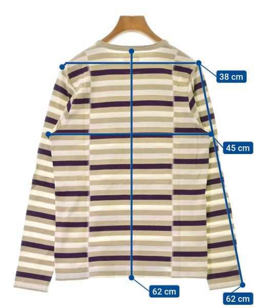 BORDER BUM（ボーダーバム）Tシャツ・カットソー ベージュ サイズ:S メンズ/2200463916032