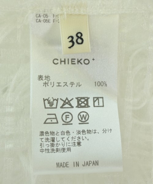 CHIEKO+（チエコプラス）ブラウス 白 サイズ:38(M位) レディース/2200725984045