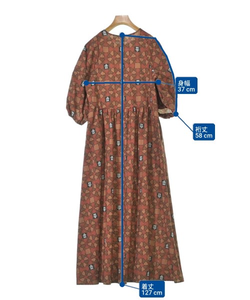 CLOUDY（クラウディー）ワンピース 茶 サイズ:F レディース/2200615276229