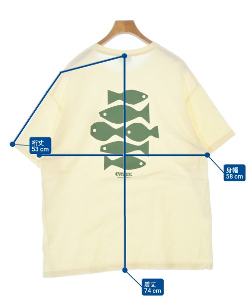 Creek Angler's Device（クリークアングラーズデバイス）Tシャツ・カットソー 白 サイズ:XL メンズ/2200694215072