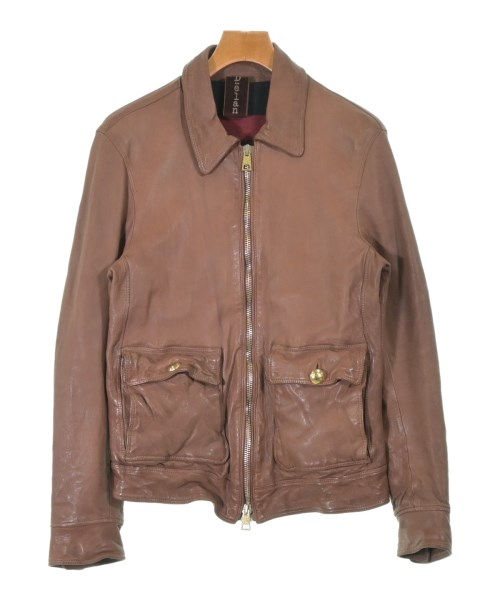 Delan(デラン)ライダース 茶 サイズ:48(L位)/2200646000039