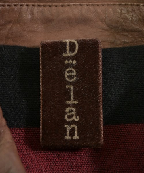 Delan（デラン）ライダース 茶 サイズ:48(L位) メンズ/2200646000039