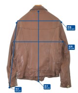 Delan（デラン）ライダース 茶 サイズ:48(L位) メンズ/2200646000039