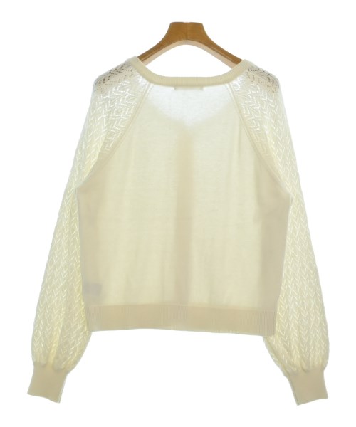 Du noir（ドゥノワール）カーディガン 白 サイズ:F レディース/2200642502056