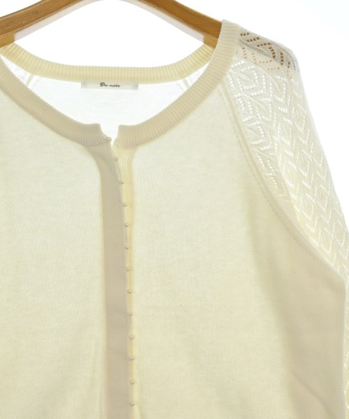 Du noir（ドゥノワール）カーディガン 白 サイズ:F レディース/2200642502056