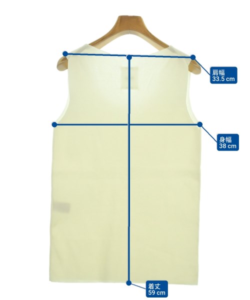 Du noir（ドゥノワール）ニット・セーター 白 サイズ:F レディース/2200608753119