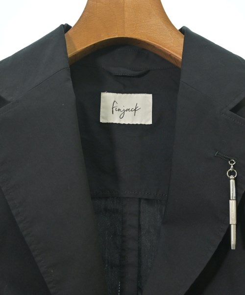 Finjack（フィンジャック）カジュアルジャケット 黒 サイズ:44(S位) メンズ/2200631530046