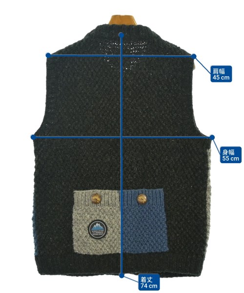 HIMALAYAN CLIMBER'S（ヒマラヤンクライマーズ）カーディガン 黒 サイズ:L メンズ/2200636883482