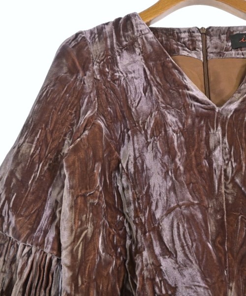 io couture（イオクチュール）カジュアルシャツ 茶 サイズ:40(M位) レディース/2200631160304