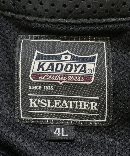 KADOYA（カドヤ）ライダース 黒 サイズ:XXXXL メンズ/2200715802106
