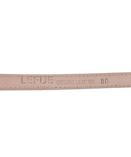 LEFIJE（レフィエ）ベルト ベージュ サイズ:80 レディース/2200611729354