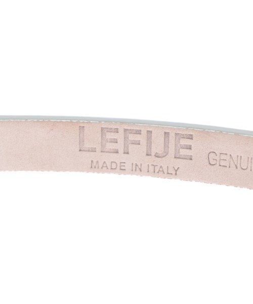 LEFIJE（レフィエ）ベルト 白 サイズ:75 レディース/2200611798121