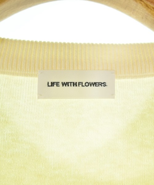 LIFE WITH FLOWERS（ライフウィズフラワーズ）カーディガン 白 サイズ:1(S位) レディース/2200713200102