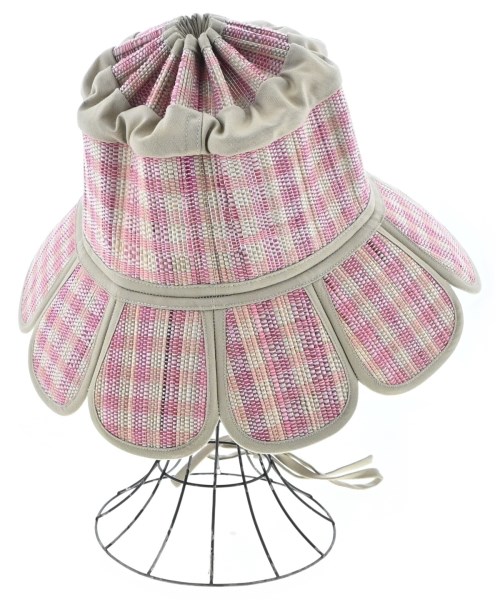 Lorna Murray（ローナマーレイ）ストローハット ピンク サイズ:L レディース/2200610281136