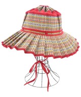 Lorna Murray（ローナマーレイ）ストローハット 赤 サイズ:- レディース/2200667337077