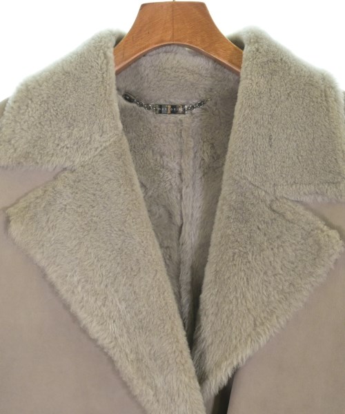 MANZONI24（マンゾーニ24）ムートンコート グレー サイズ:F レディース/2200634232015
