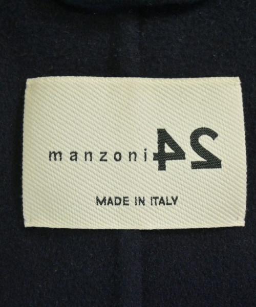 MANZONI24（マンゾーニ24）チェスターコート 紺 サイズ:40(M位) レディース/2200722875339
