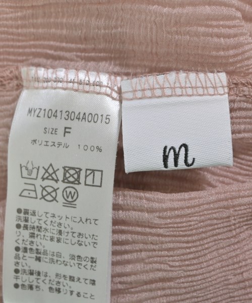 mline（エムライン）カジュアルシャツ ピンク サイズ:F レディース/2200633270018