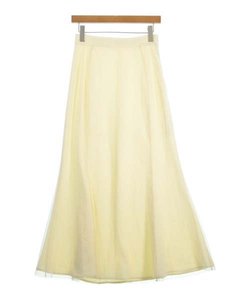 mline(エムライン)ロング・マキシ丈スカート 白 サイズ:2(M位)/2200678689226