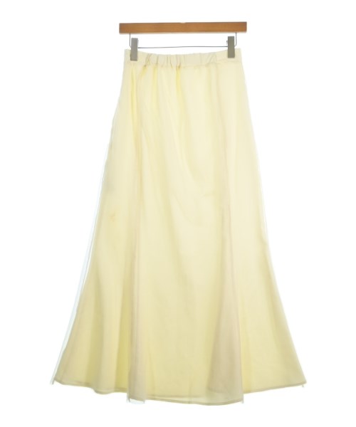 mline（エムライン）ロング・マキシ丈スカート 白 サイズ:2(M位) レディース/2200678689226